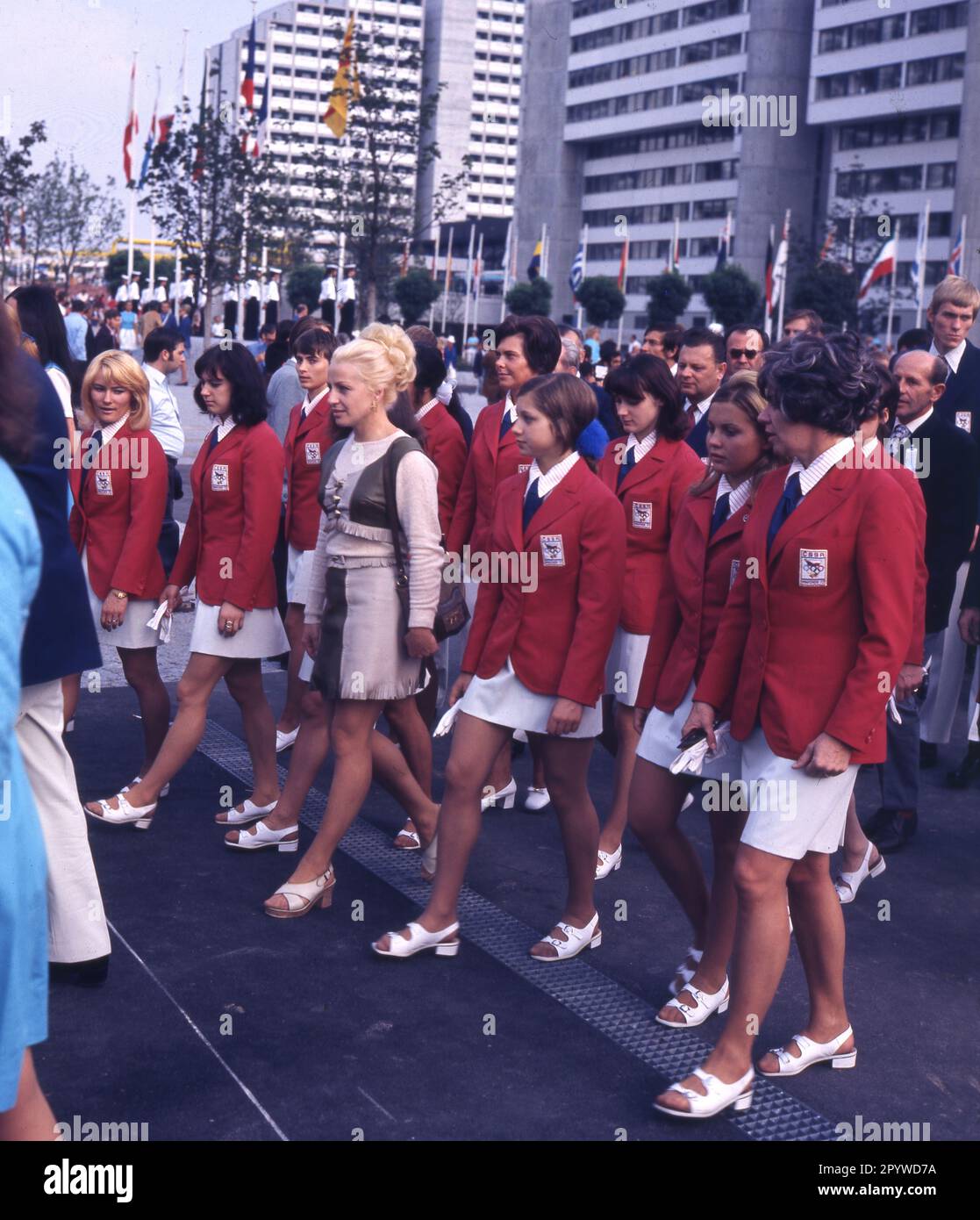 Olympische Spiele; München 1972. Turnen Turnlegende Vera Caslavska
