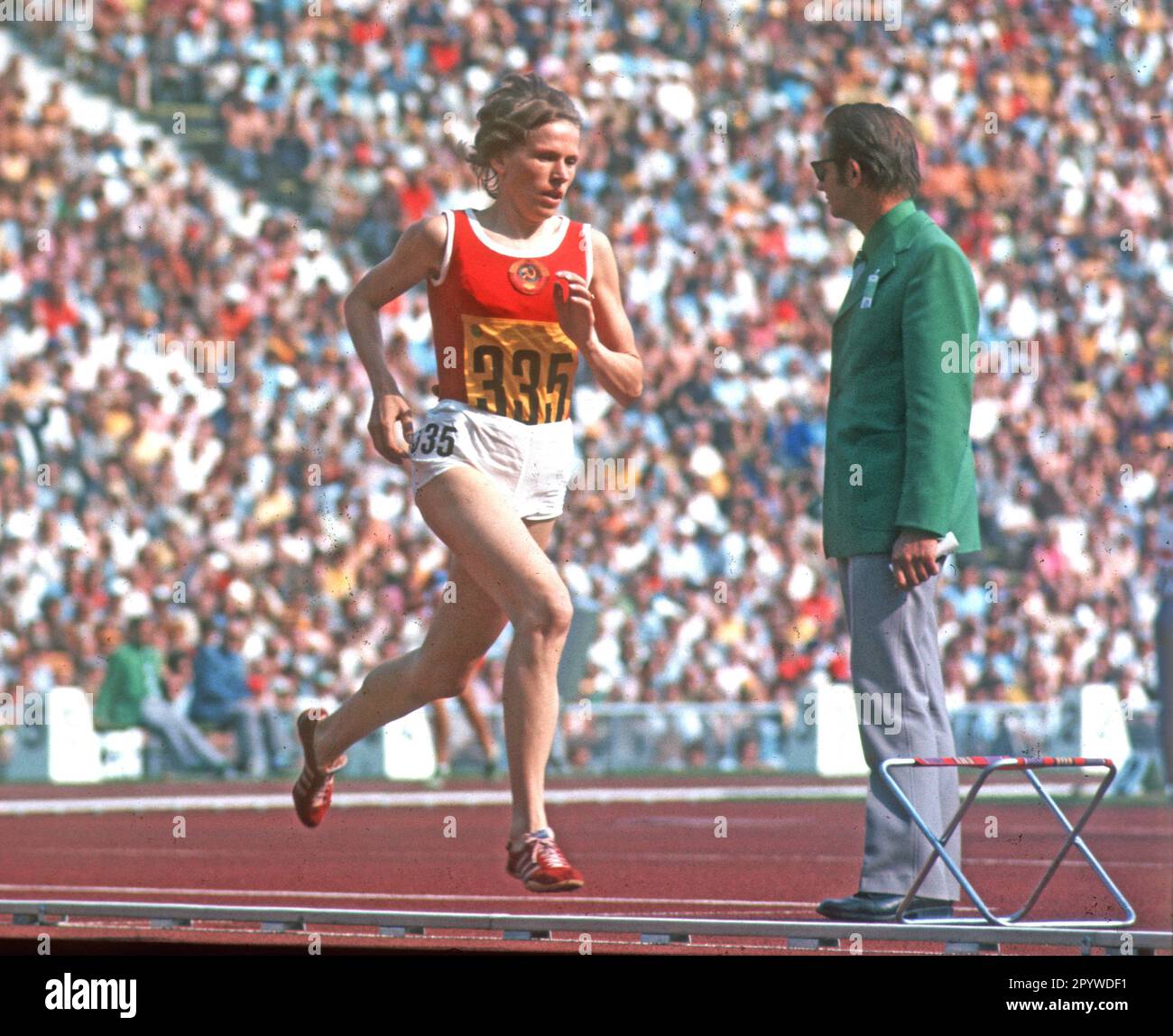 Olympische Spiele; München 1972 1,500m Lauf der Frauen / das Bild zeigt