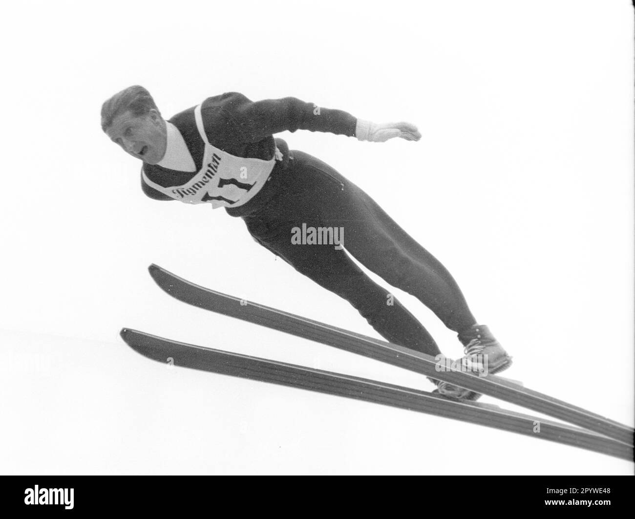 Skispringen: Four Hills Tournament 1959/60 in Garmisch-Partenkirchen auf der 01.01.1960. [Maschinelle Übersetzung] Stockfoto