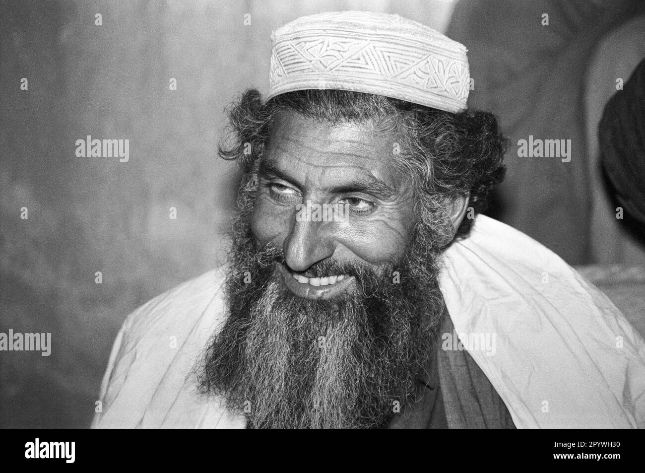Afghanistan, Khost, 24. Oktober 1990. Archivnr.: 21-57-09 Foto: Paschtun Khazan-Gul Tani, Kommandeur der Mudschaheddin. [Maschinelle Übersetzung] Stockfoto