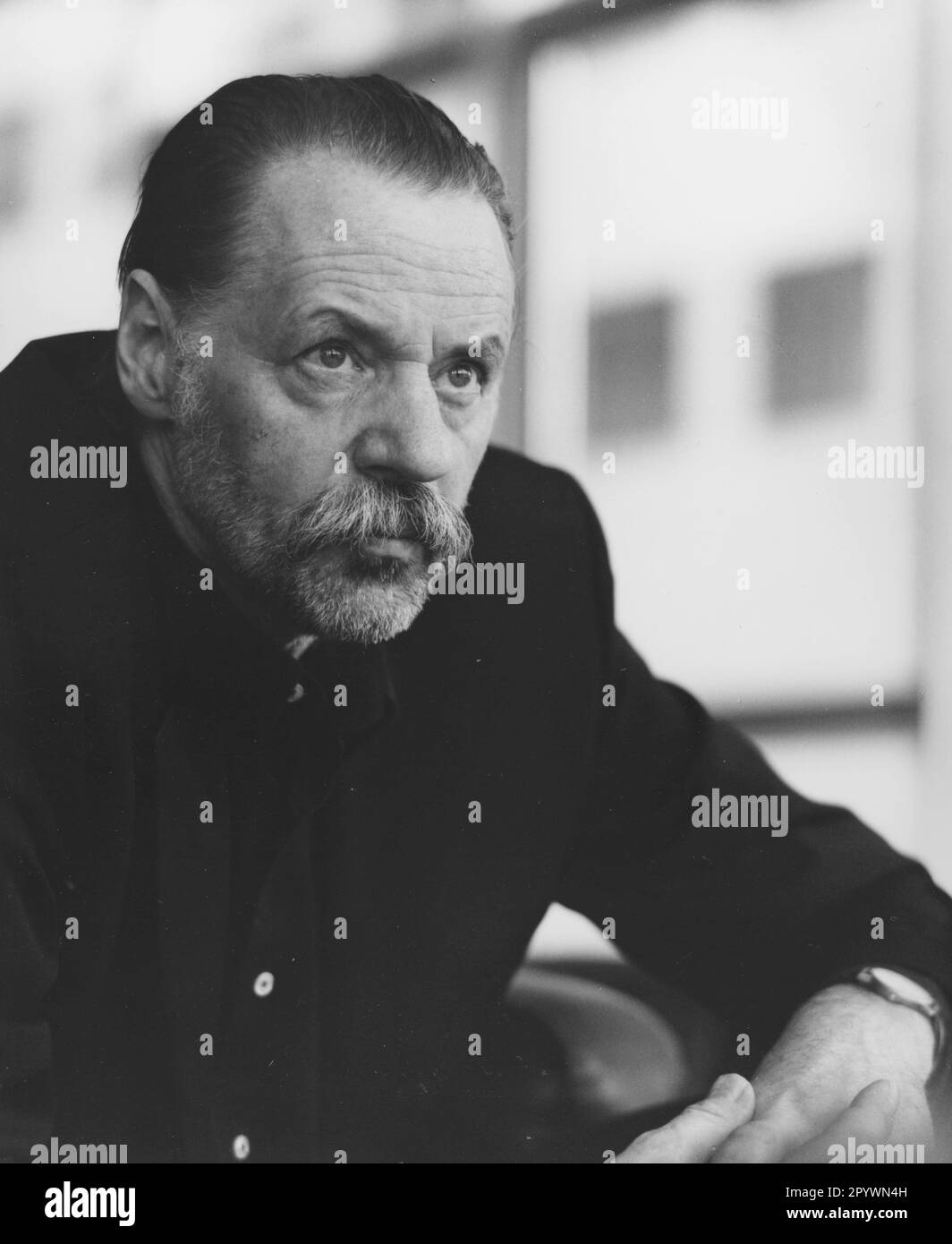 Bernd Schroeder, Radio-Regisseur und Autor. [Maschinelle Übersetzung] Stockfoto