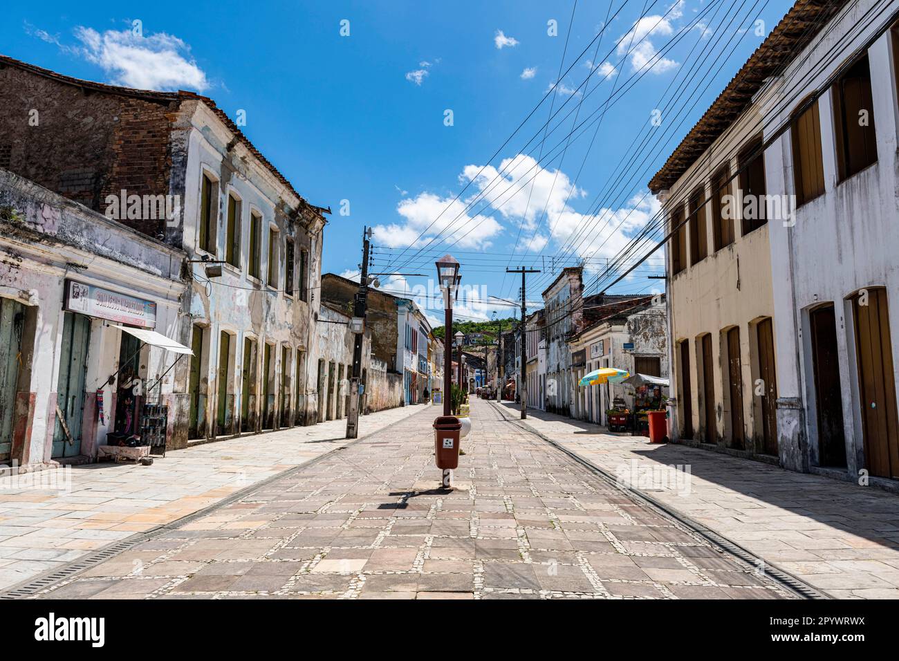 Kolonialgebäude, Laranjeiras, Sergipe, Brasilien Stockfoto
