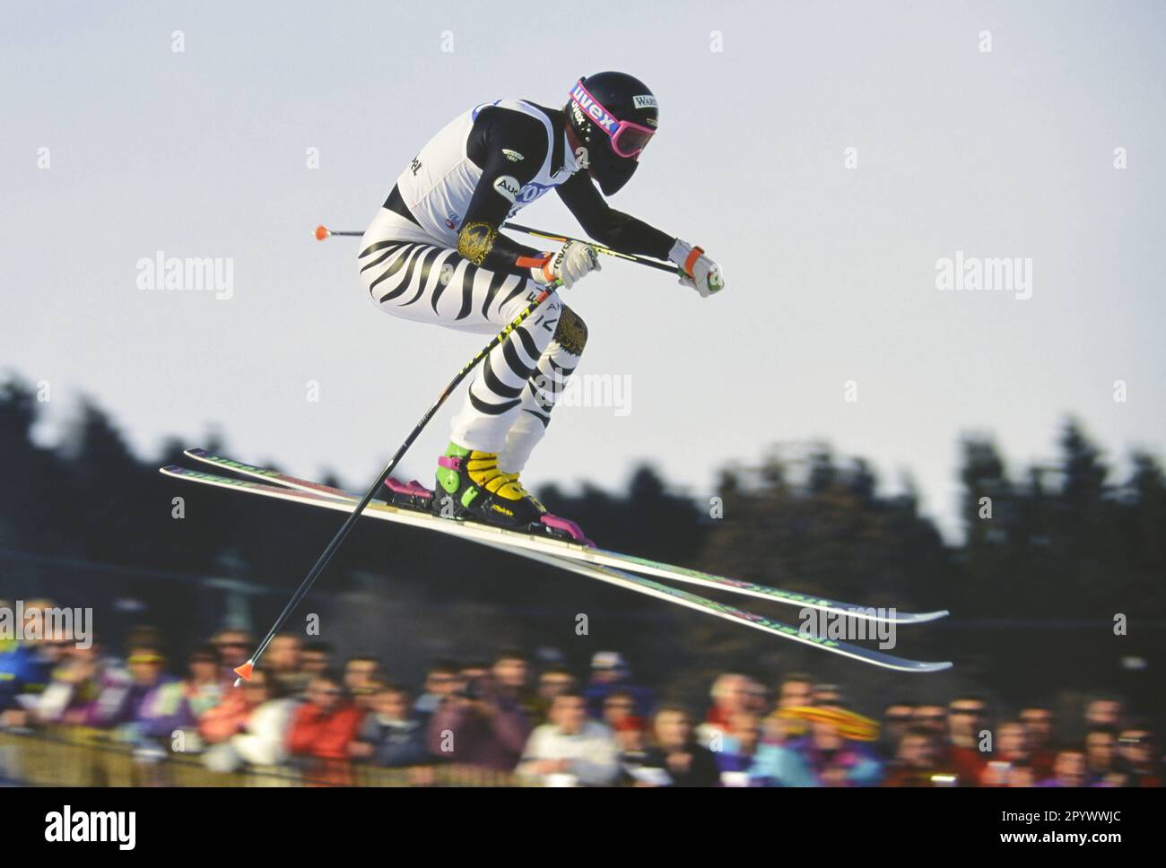 Alpine Ski World Cup 1991/1992 Kitzbühel Downhill 18.01.1992 Markus WASMEIER (Deutschland) FOTO: WEREK Pressebildagentur xxNOxMODELxRELEASExx [automatisierte Übersetzung]- ÖSTERREICH AUS Stockfoto