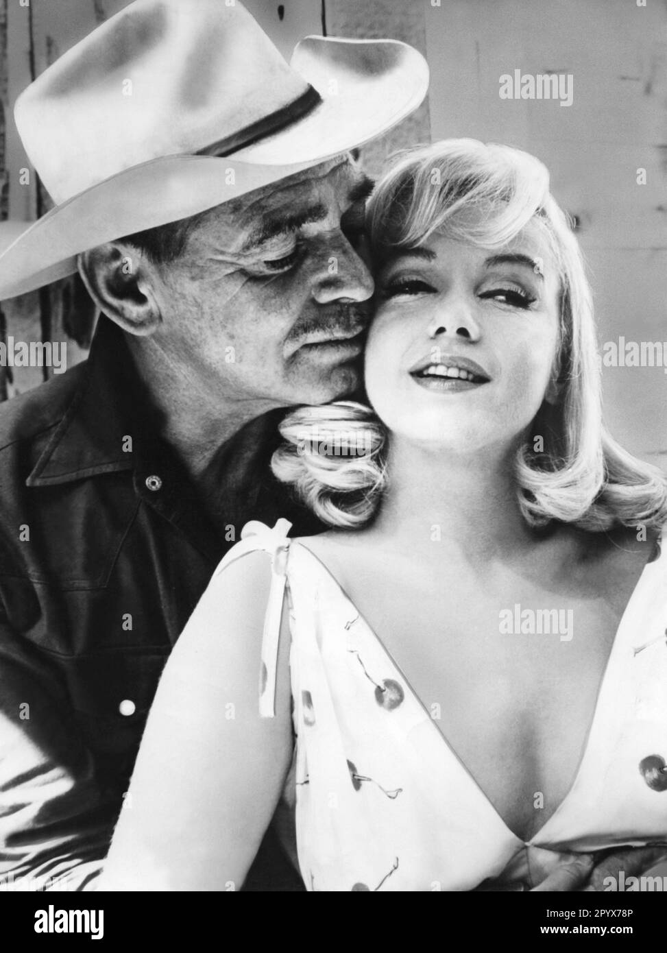 Marilyn Monroe in Filmfotos. Stockfoto