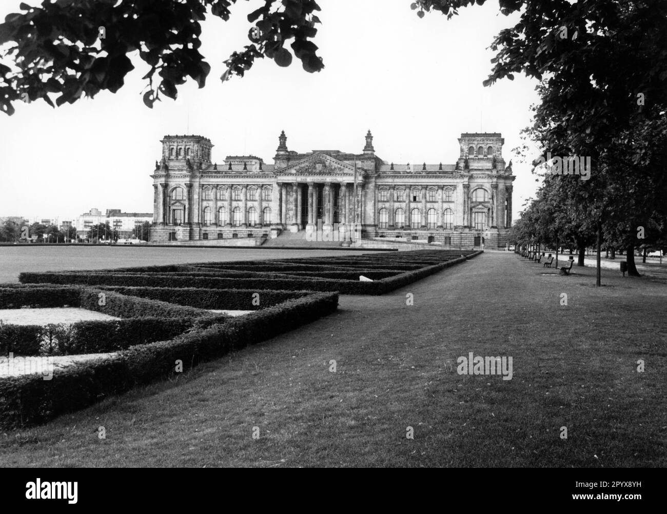 Reichstagsgebäude, 1945-1993, Politik, Regierungsbezirk, Deutschland seit 1945 BRD Stockfoto
