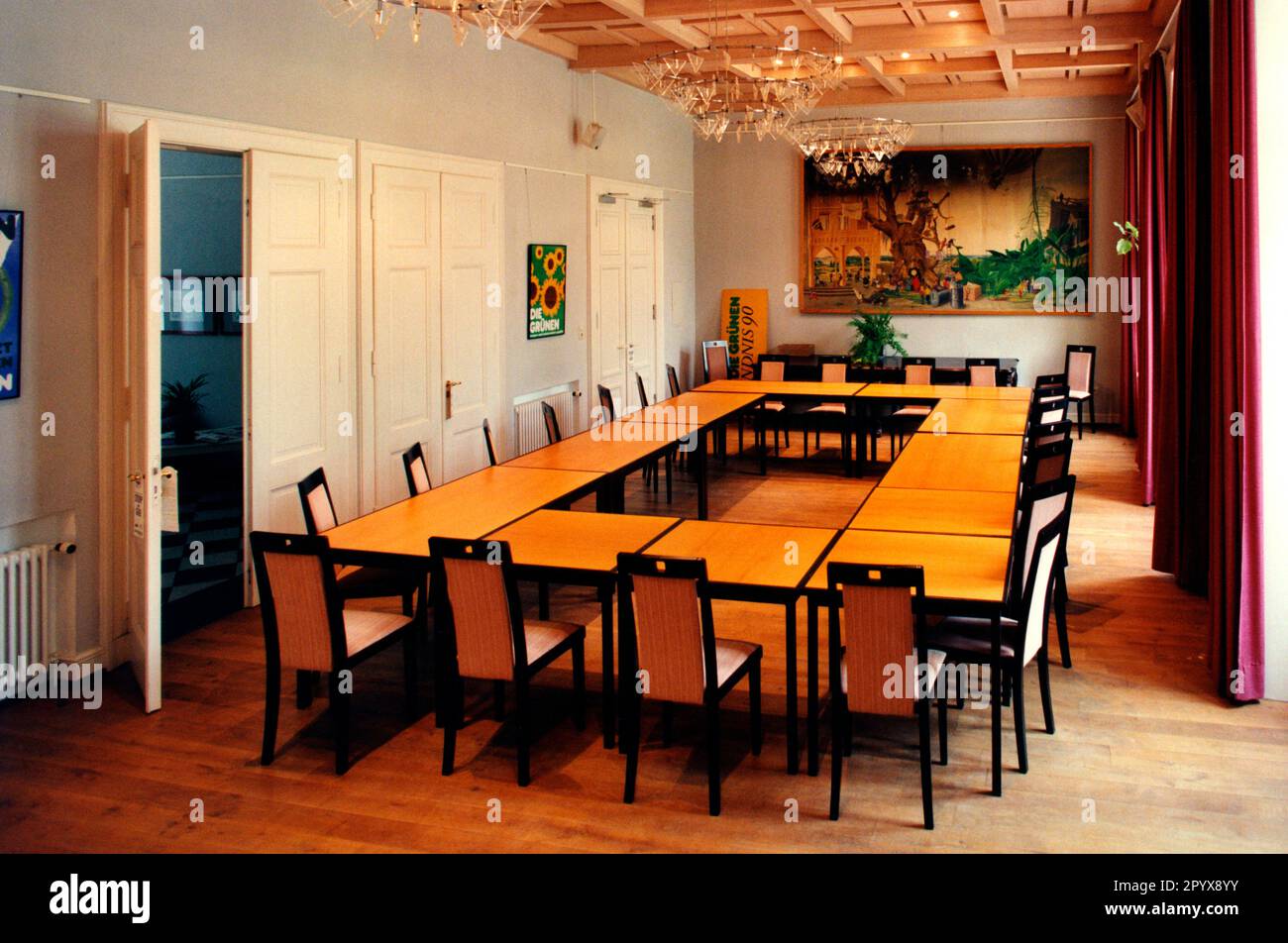 Allianz '90/die Grünen - Haus Wittgenstein, Politik, Parteien, Deutschland 1949-1990 BRG Stockfoto