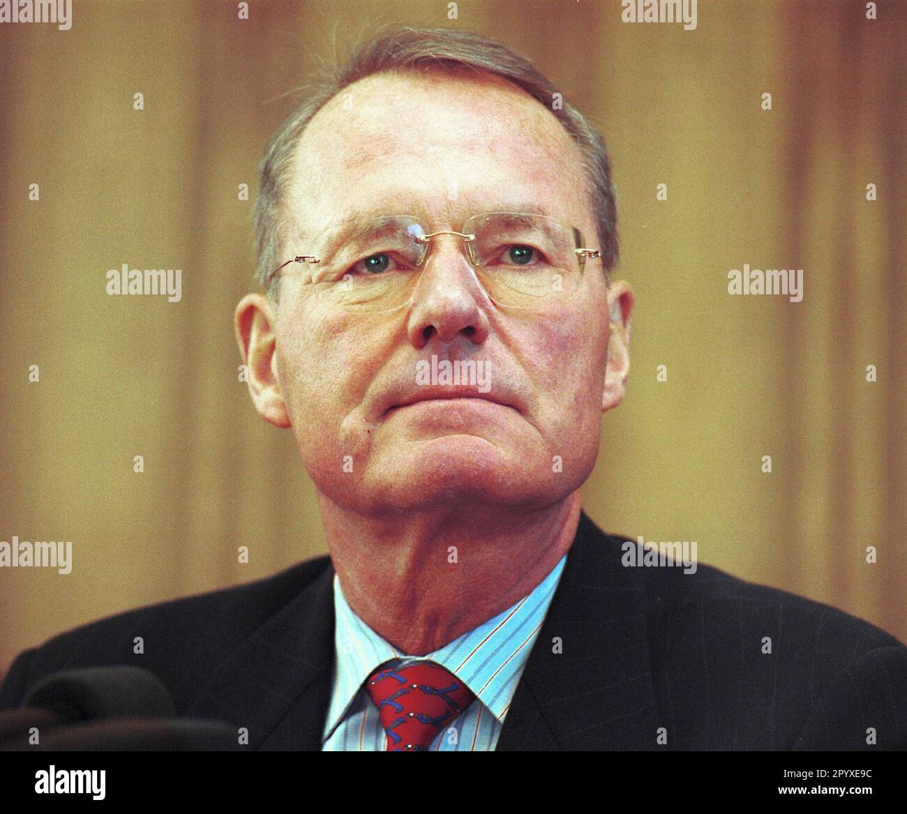 Hans Olaf Henkel, Präsident des Bundesverbands der Deutschen Industrie (BDI). [Maschinelle Übersetzung] Stockfoto