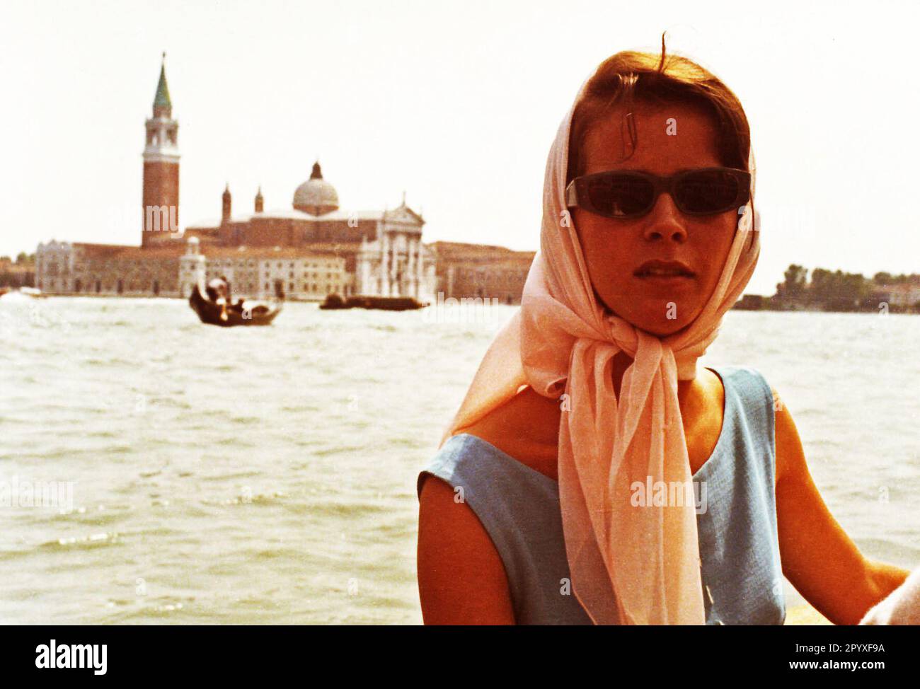 Deutscher Tourist, der Venedig besucht. [Maschinelle Übersetzung] Stockfoto