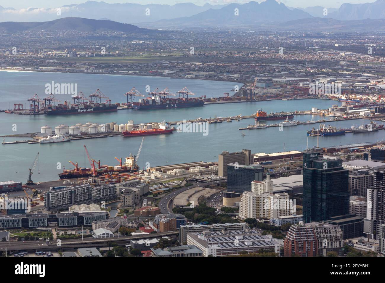 Hafen von Kapstadt Stockfoto