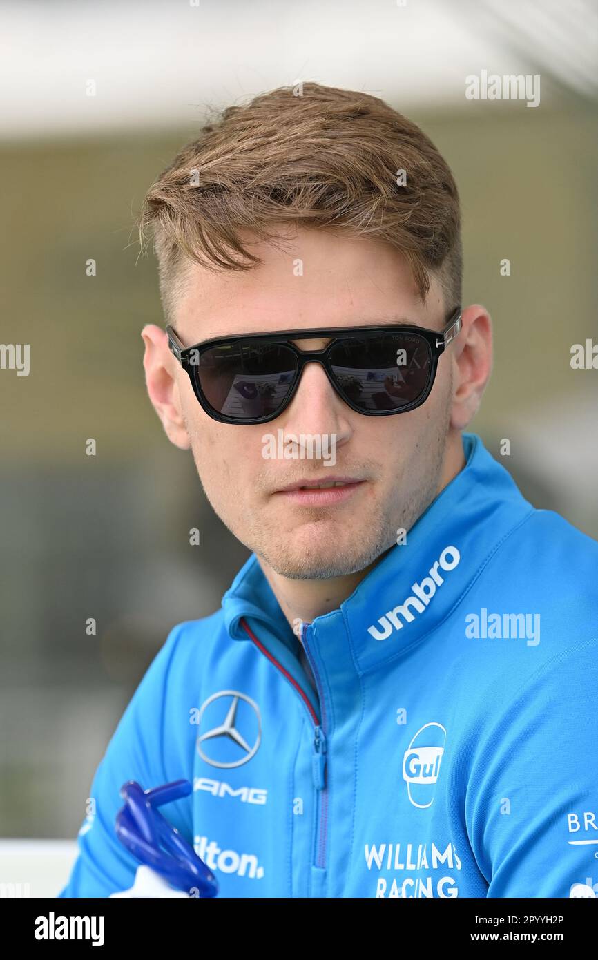 Miami, Florida, USA. , . #2, Logan SarSergeant, USA, Team Williams F1, Bild mit Haftpflichtversicherung, Copyright Paolo PEDICELLI/ATP Images (PEDICELLI Paolo/ATP/SPP). Nachlass: SPP Sport Press Photo. Alamy Live News Stockfoto