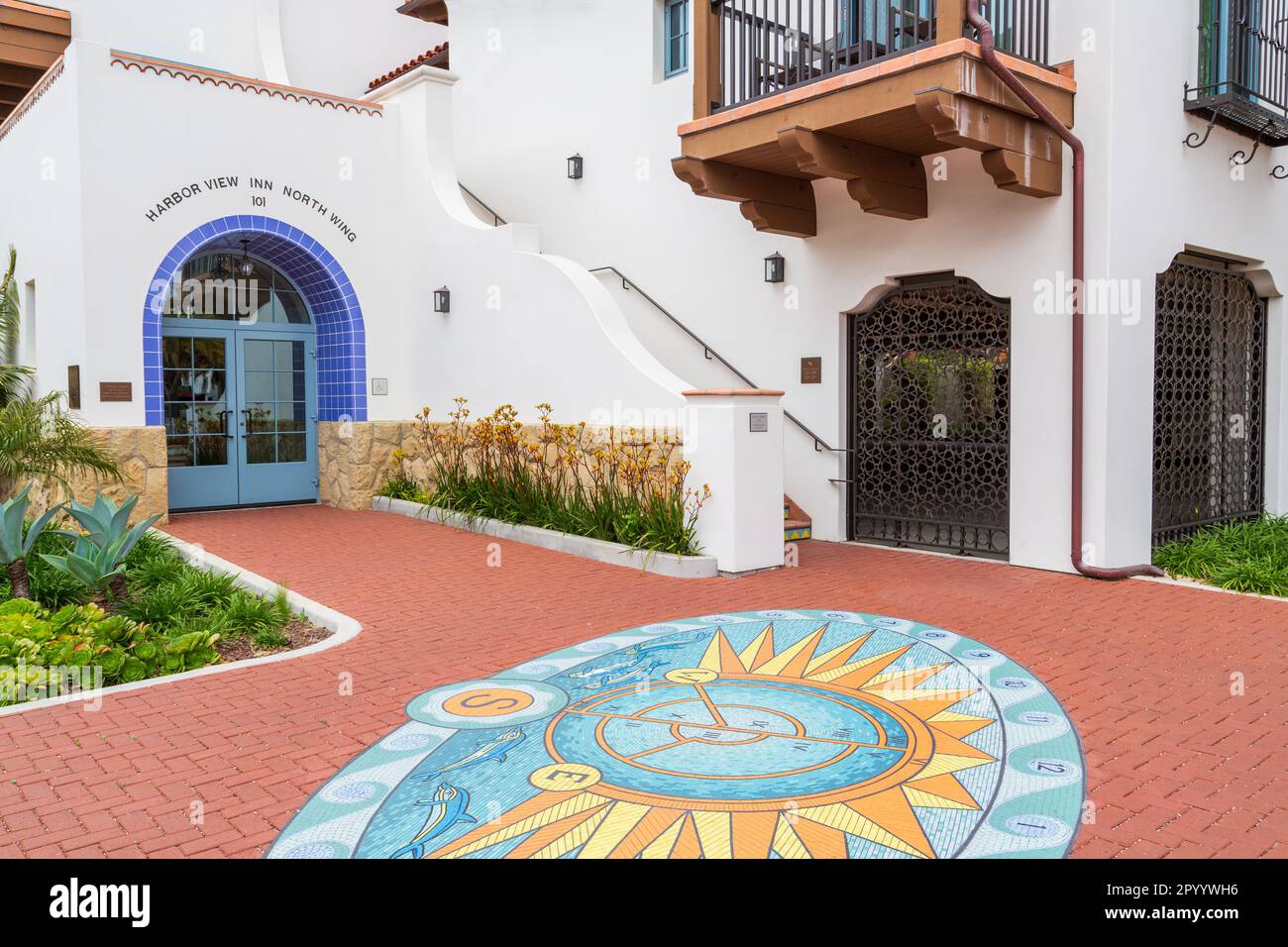 Harbor View Inn, State Street, Santa Barbara, Kalifornien, USA Stockfoto