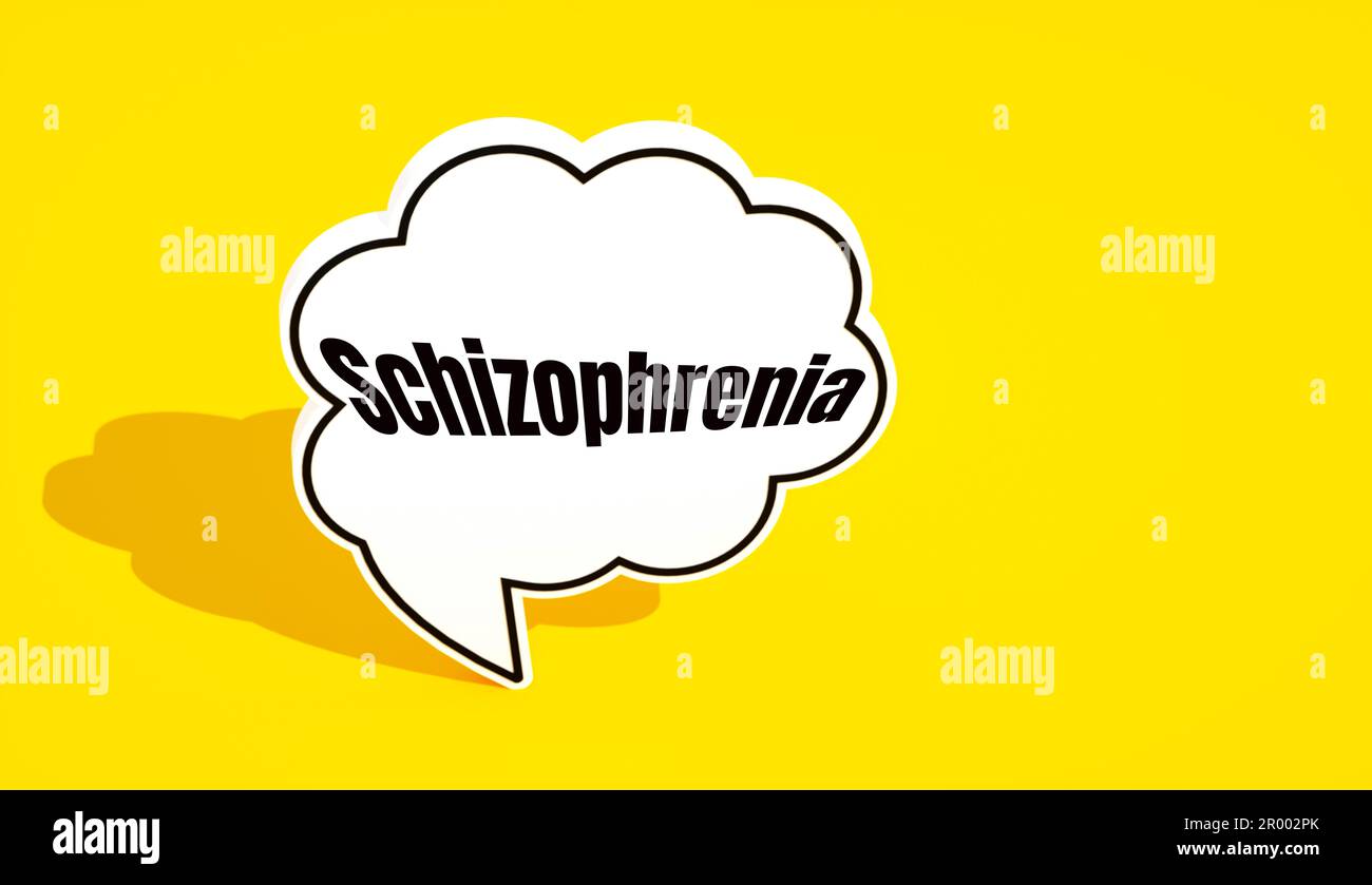 Schizophrenie-Blase Stockfoto