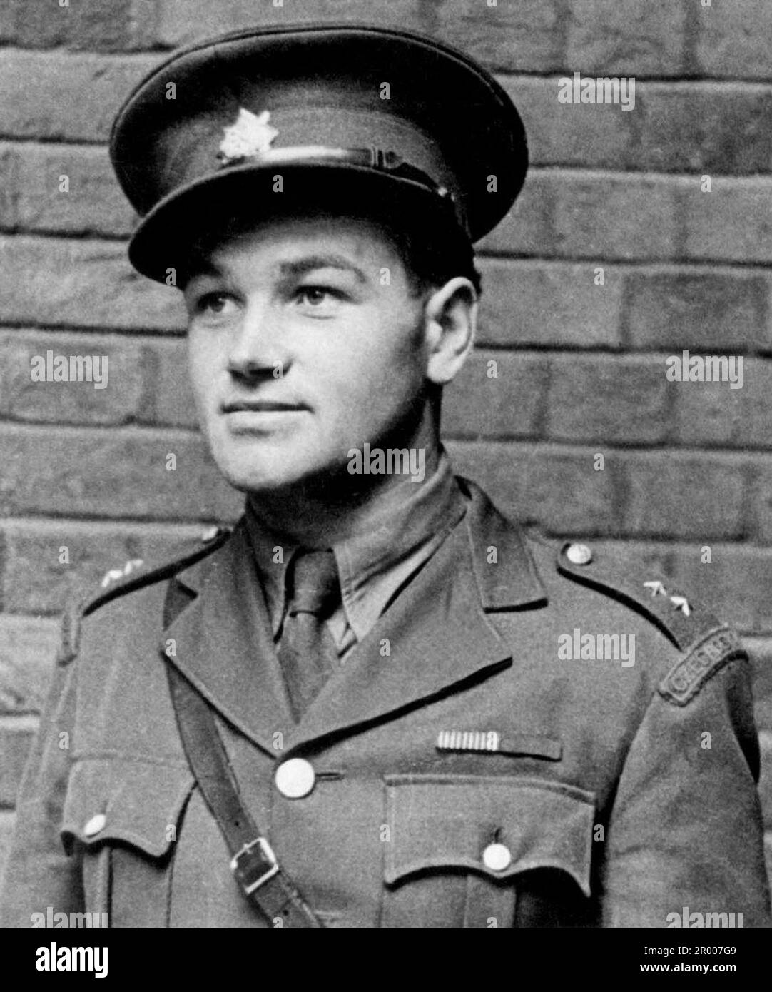 Jan Kubiš, einer der Attentäter von Reinhard Heydrich, im Vereinigten Königreich während seiner Ausbildung für seine Rolle bei der Operation Anthropoid. Stockfoto