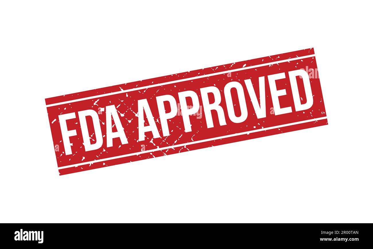 FDA-zugelassener Vektor für Gummistempeldichtung Stock Vektor