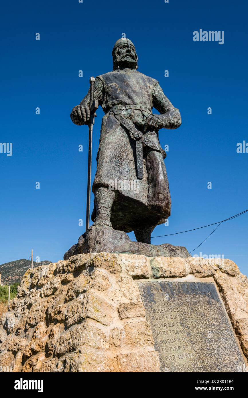 Rodrigo Díaz de Vivar, el Cid Campeador, obra de Luis Moreno Cutando