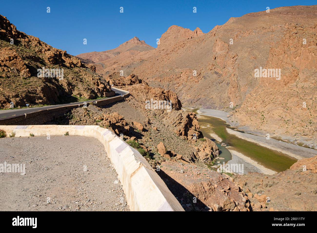 Ziz-Schluchten, Ziz-Flusstal, Marokko, Afrika Stockfoto