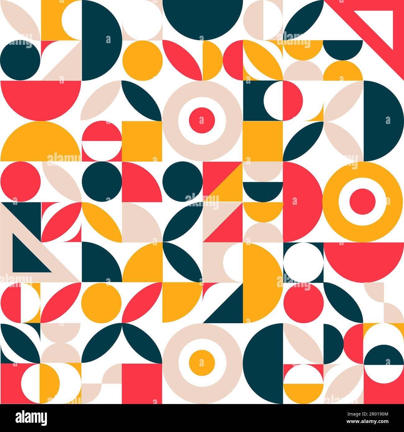Plakat mit minimalistischem Bildmaterial für Geometrie Stock Vektor