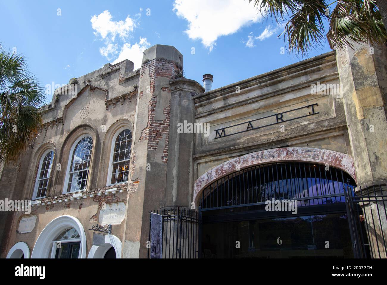 Old Slave Mart Museum in Charleston, SC Stockfoto