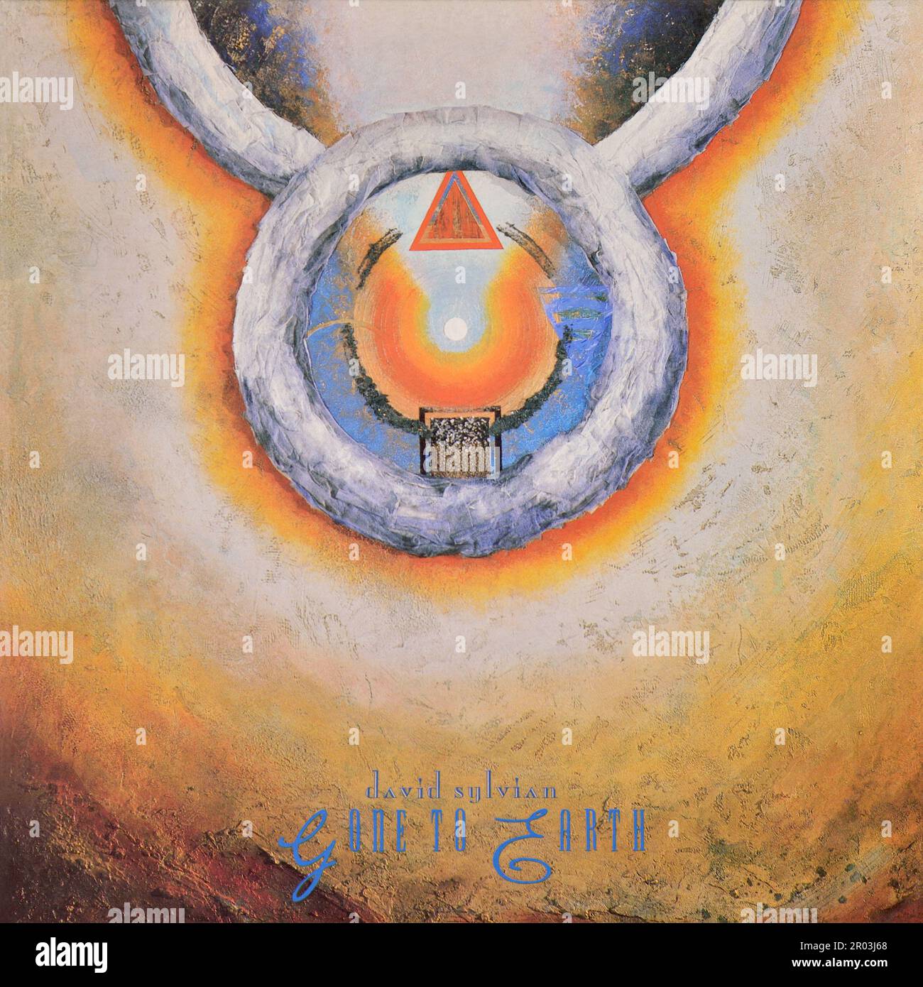 David Sylvian – Original-Cover aus Vinylalben – Gone to Earth – 1986 Stockfoto