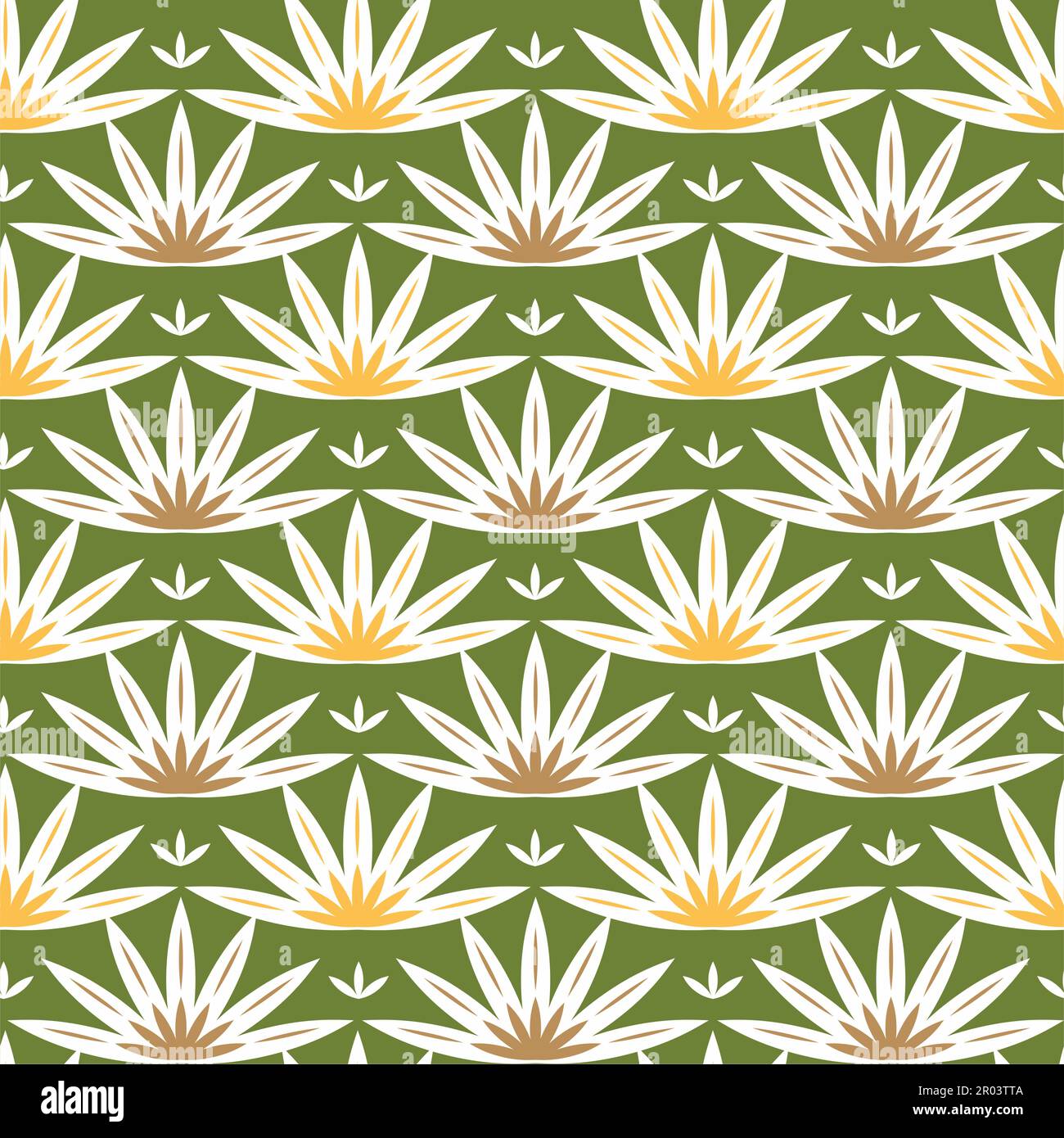 Nahtloses Muster mit abstrakten Blumen. Stock Vektor