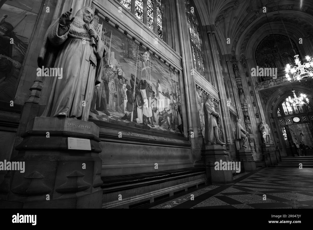 St. Stephens Hall, Palast von Westminster. Stockfoto