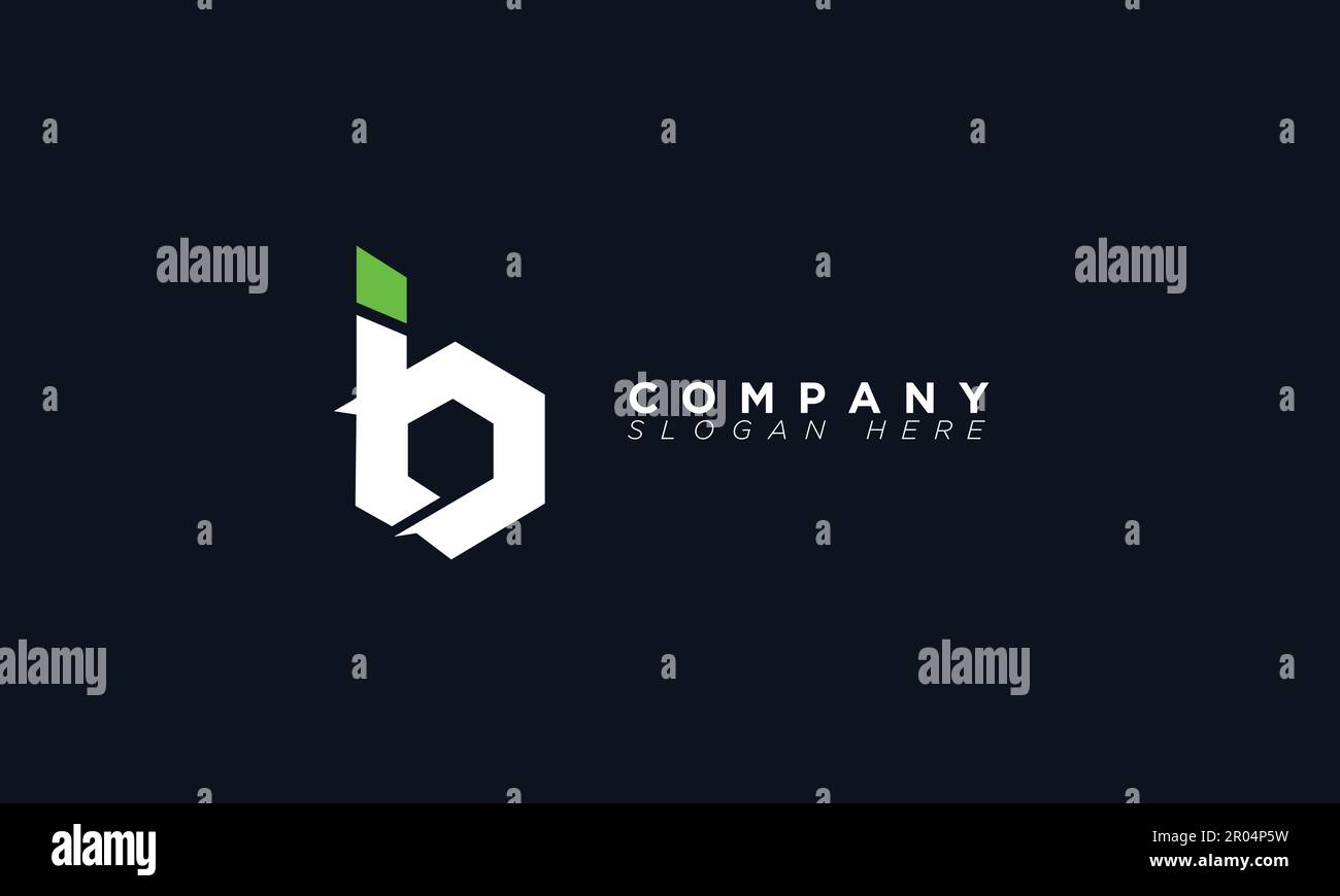IB Buchstaben Initialen Monogramm Logo Stock Vektor