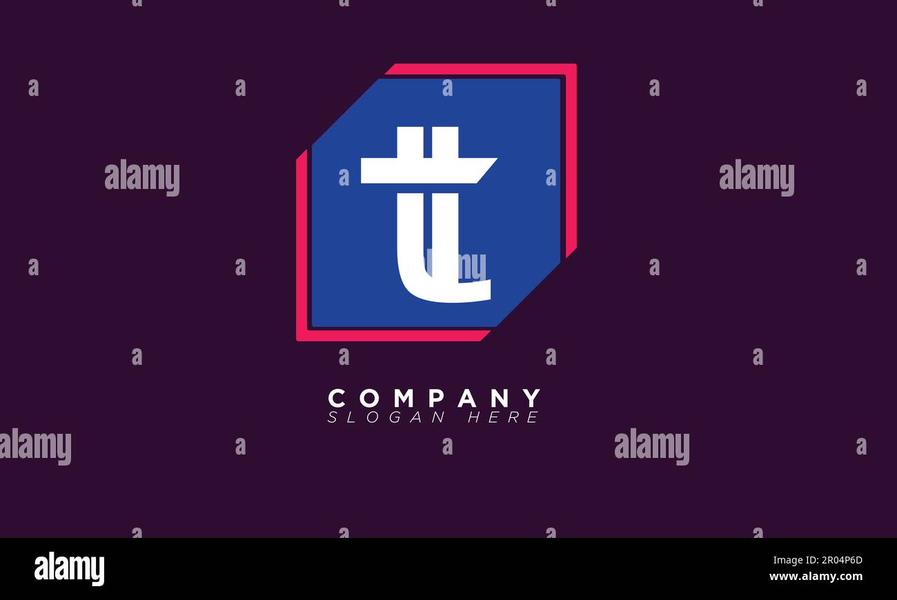 TT Buchstaben Initialen Monogramm Logo Stock Vektor