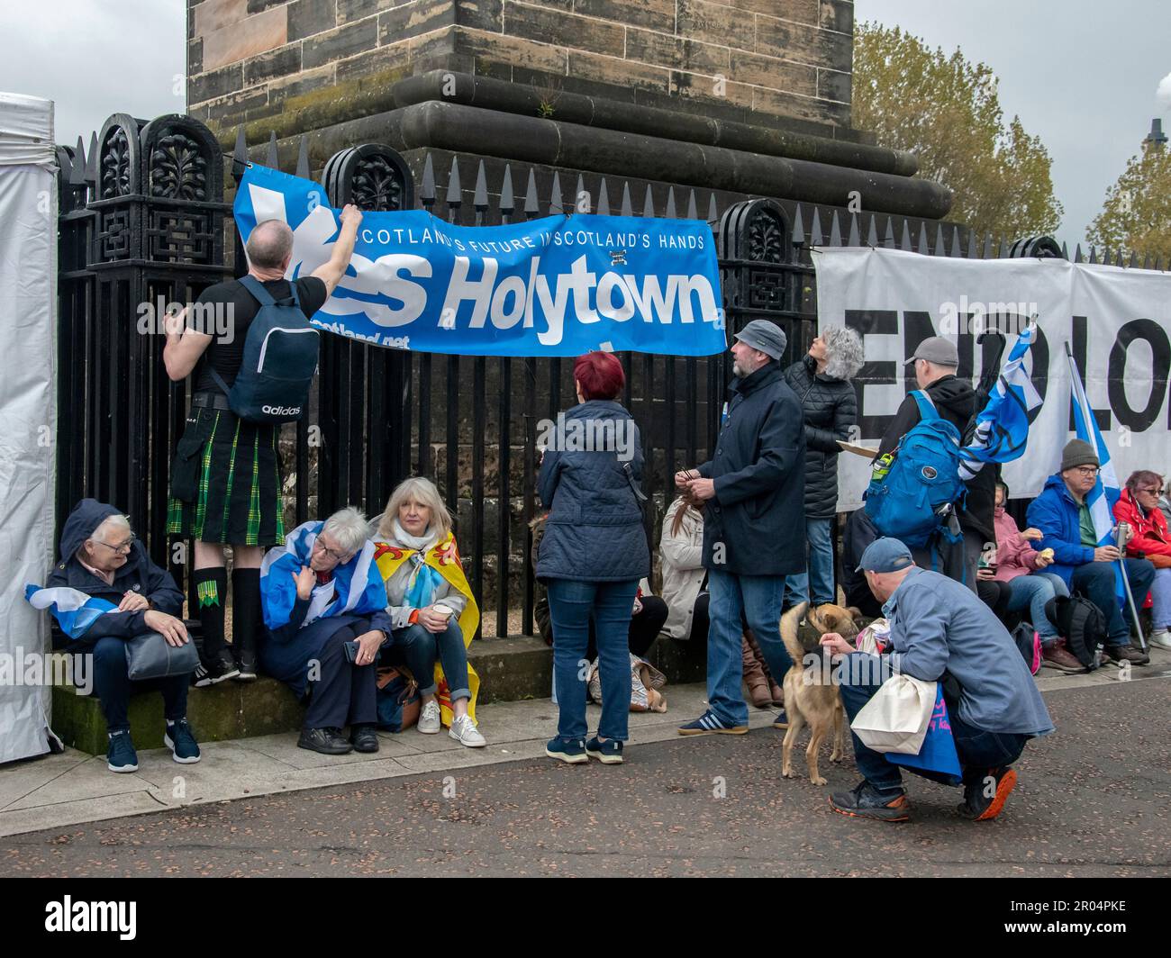Glasgow, Schottland, Großbritannien. 6. Mai 2023: Ein Pro-Independence-marsch in Glasgow. Stockfoto