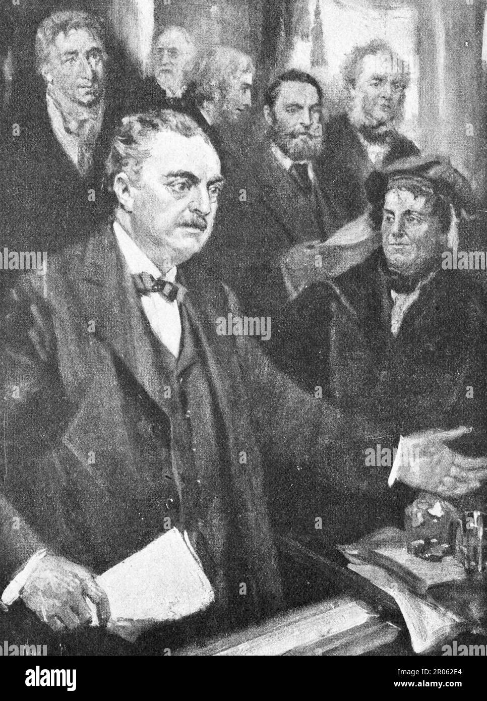 John Edward Redmond (1856-1918) war ein irischer nationalistischer Politiker, Rechtsanwalt und Abgeordneter im britischen Unterhaus. Stockfoto
