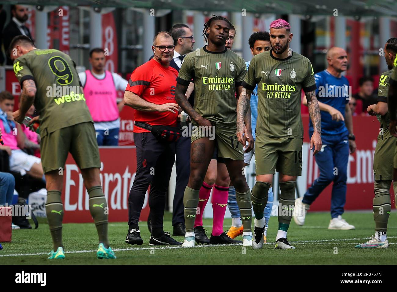 Rafael Leão, Mailänder Spieler Stockfoto