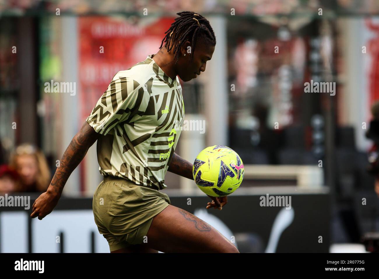 Rafael Leão, Mailänder Spieler Stockfoto