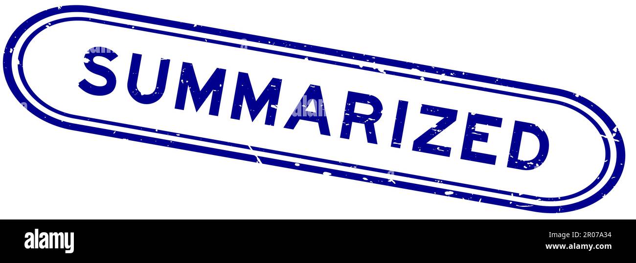 Grunge Blue Kurzform Gummidichtung Stempel auf weißem Hintergrund Stock Vektor