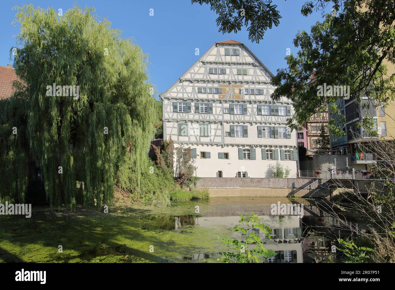 Stubensches Schlösschen, erbaut 1519 in Horb am Neckar, Neckar-Tal, Nordschwarzwald, Schwarzwald, Baden-Württemberg, Deutschland Stockfoto