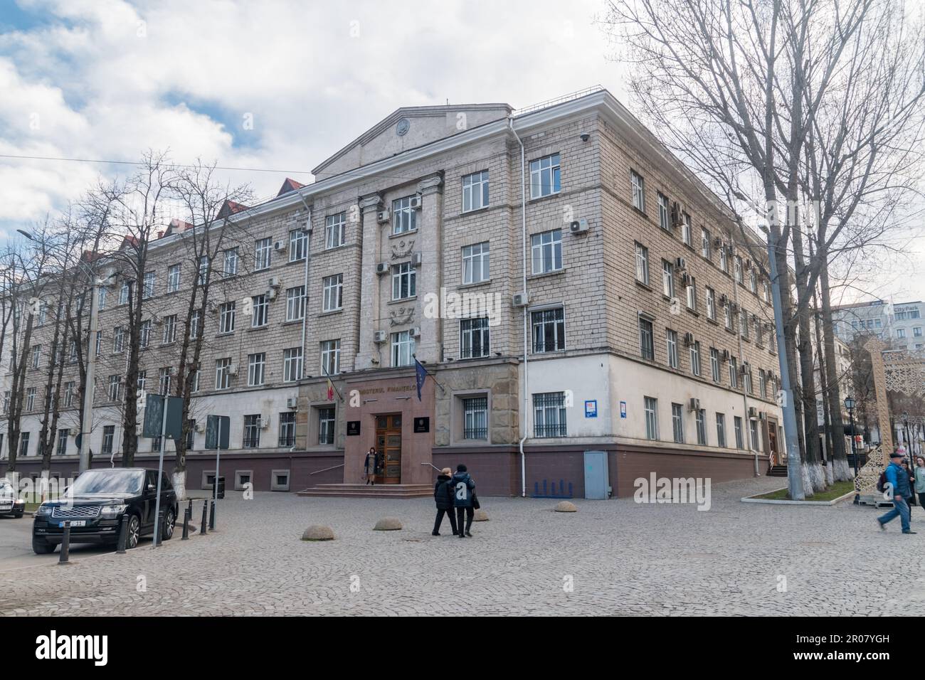 Chisinau, Moldau - 9. März 2023: Ministerium für öffentliche Finanzen in Chisinau. Stockfoto