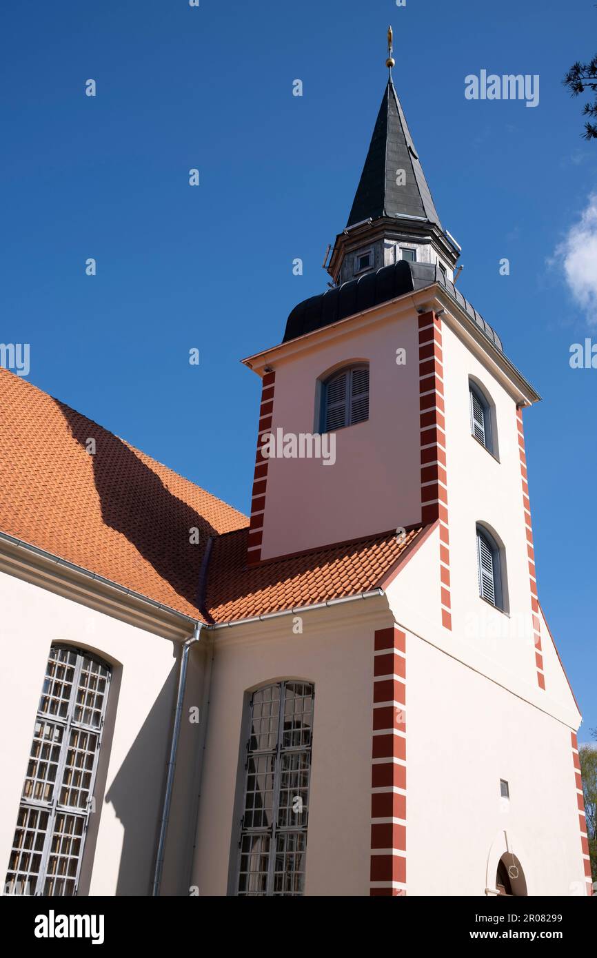 Liepupes evangelische Lutherische Kirche, Lettland Stockfoto