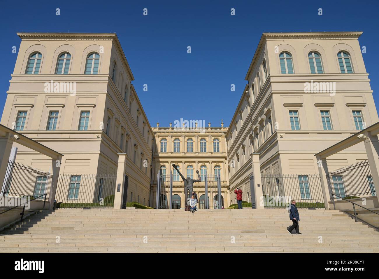 Museum Baberini, Rückseite, Adolf-Miethe-Ufer, Potsdam, Brandenburg, Deutschland Stockfoto