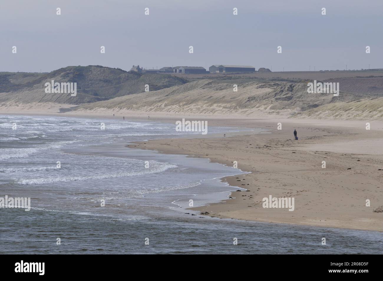Der Strand in Cruden Bay, Aberdeenshire, Schottland. Stockfoto