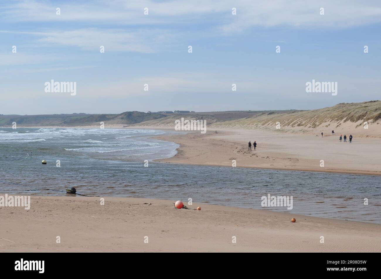 Der Strand in Cruden Bay, Aberdeenshire, Schottland. Stockfoto