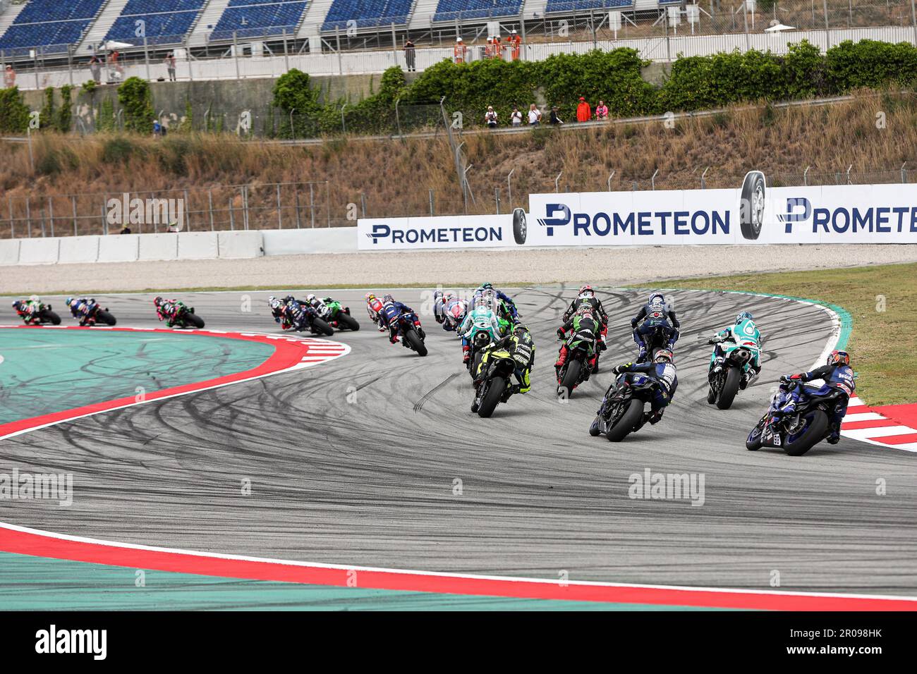 Montmelo, Barcelona, Spanien. 7. Mai 2023. BARCELONA, SPANIEN – 07. MAI: Beginn während der WorldSSP-Meisterschaft 2023 – Prosecco DOC Catalunya Runde auf dem Circuit de Barcelona-Catalunya am 07. Mai 2023 in Barcelona, Spanien (Kreditbild: © David Ramirez/DAX via ZUMA Press Wire) – NUR REDAKTIONELLE VERWENDUNG! Nicht für den kommerziellen GEBRAUCH! Stockfoto