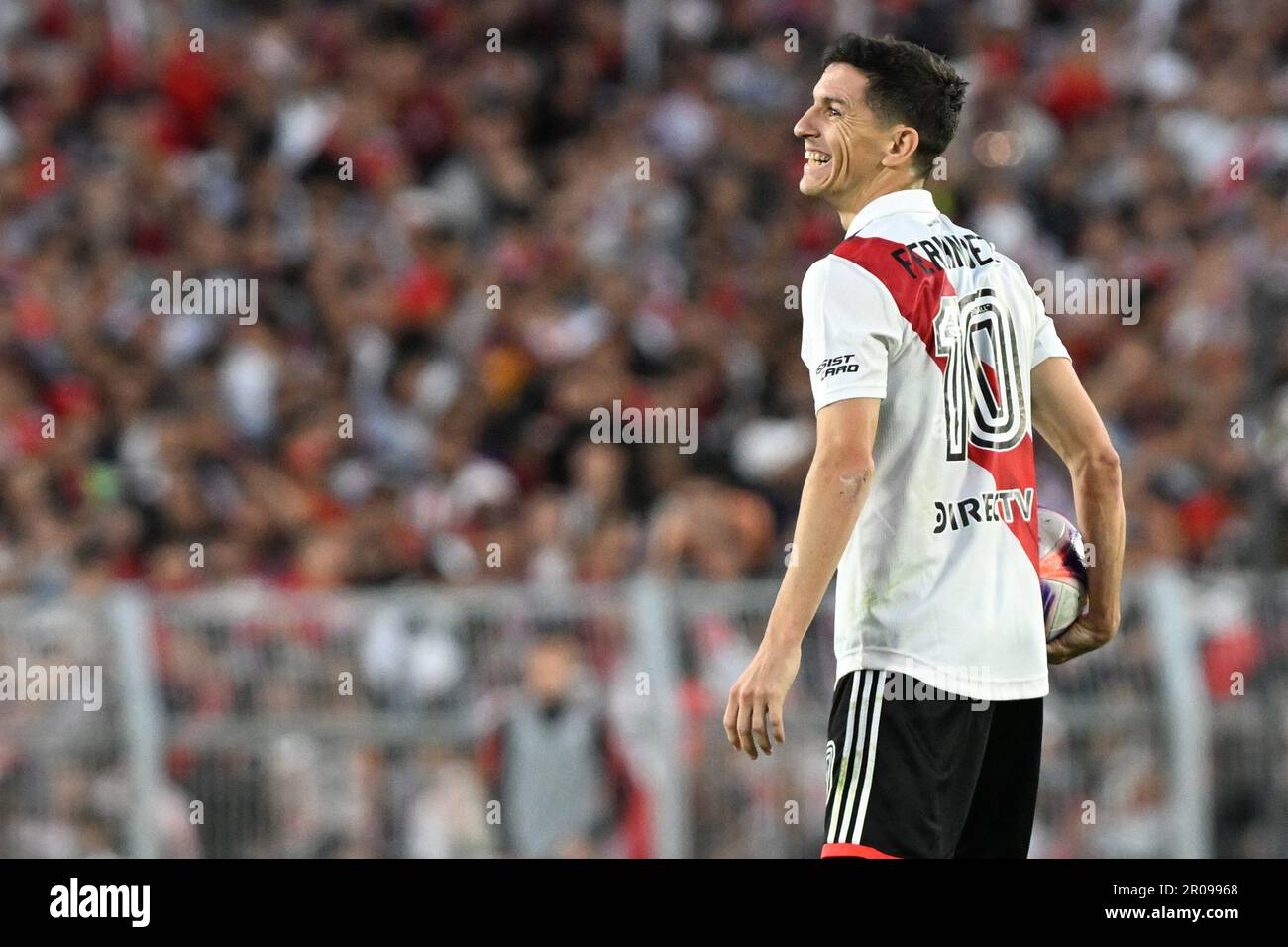 Buenos Aires, Argentinien, 07. Mai 2023. Ignacio Fernandez von River Plate, während des Spiels zwischen River Plate und Boca Juniors, für die argentinische Meisterschaft 2023, im Monumental de Nunez Stadium, in Buenos Aires am 07. Mai. Foto: Luciano Bisbal/DiaEsportivo/Alamy Live News Stockfoto