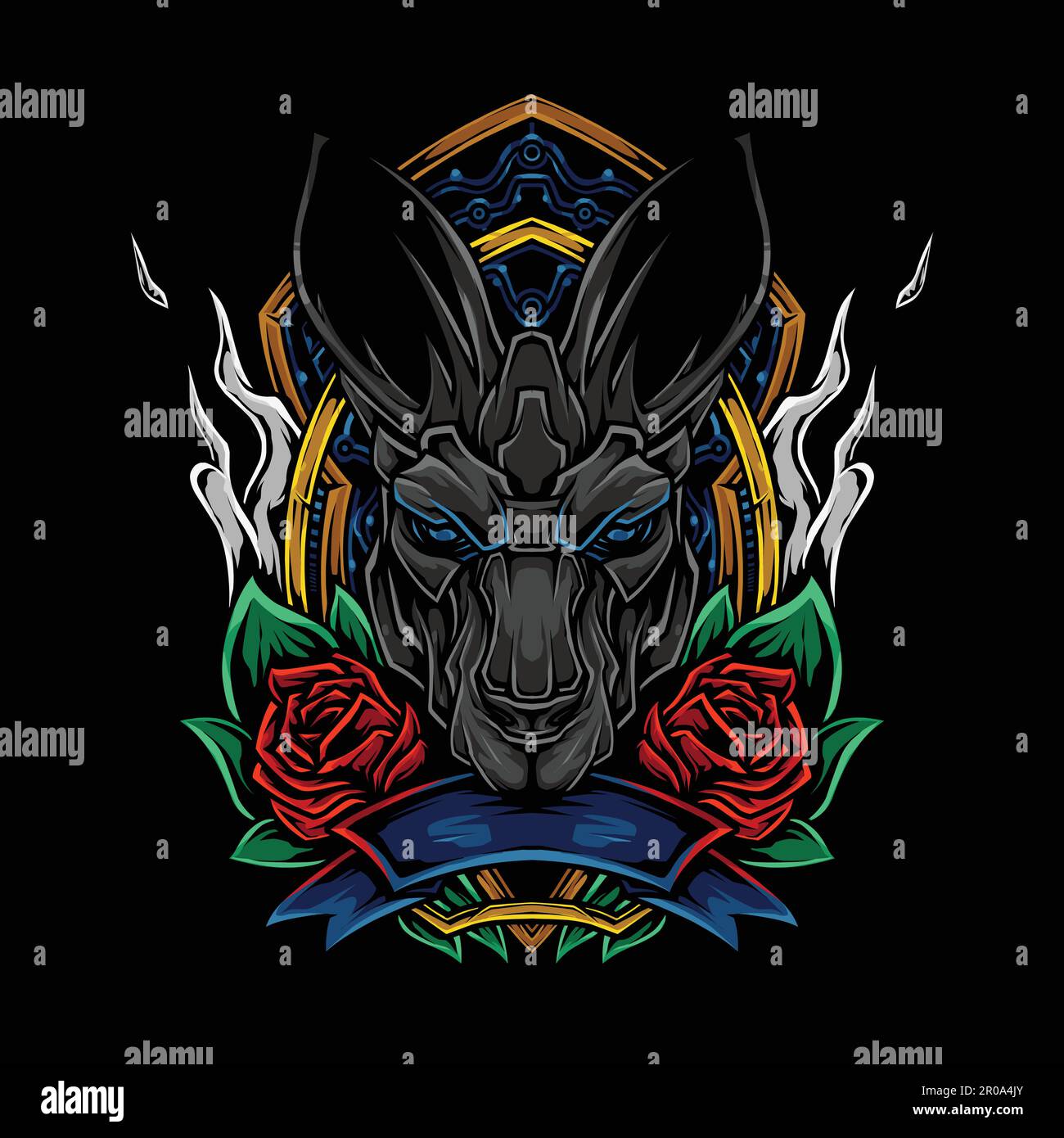 Kangaroo Vector Illustration Stock Vektor