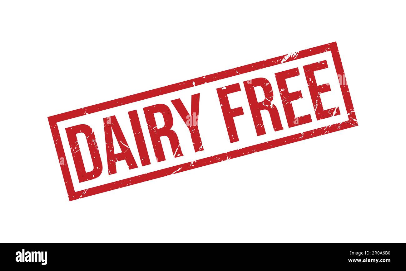 Abbildung Des Vektors Für Die Grunge-Stempelabdichtung Aus Milchfreiem Gummi Stock Vektor