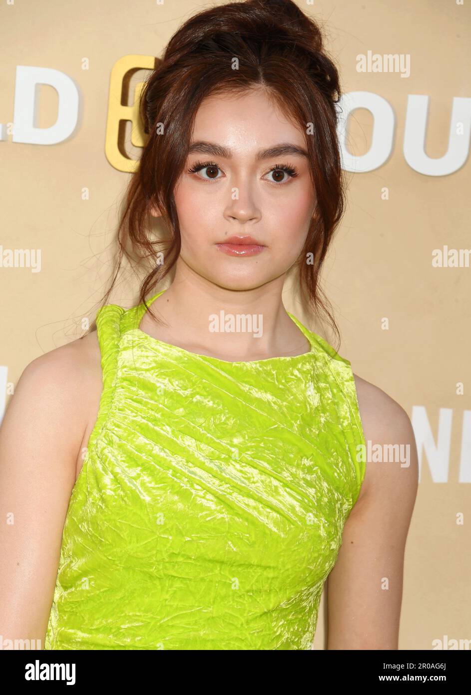 LOS ANGELES, KALIFORNIEN - 06. MAI: Anna Cathcart besucht die 2. Jährliche Gold Gala des Gold House im Music Center am 06. Mai 2023 in Los Angeles, Kalifornien Stockfoto