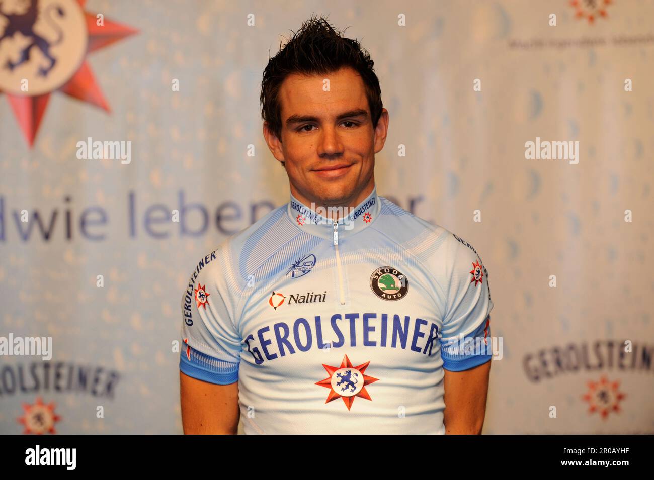 Markus Fothen, Porträt.Radsport, Teamvorstellung Team Gerolsteiner in Gerolstein am 15,1.2008. Stockfoto