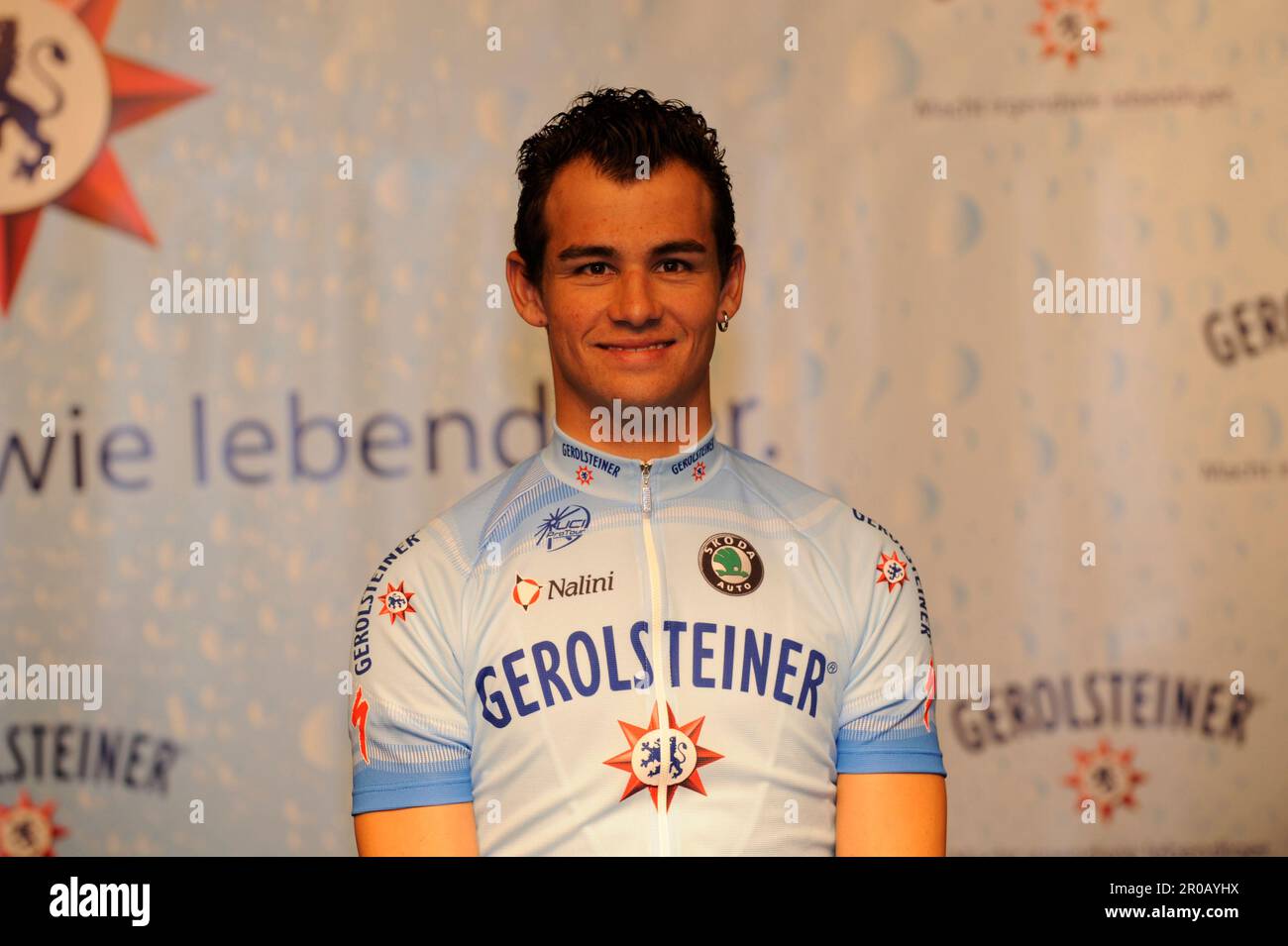 Markus Fothen, Porträt.Radsport, Teamvorstellung Team Gerolsteiner in Gerolstein am 15,1.2008. Stockfoto