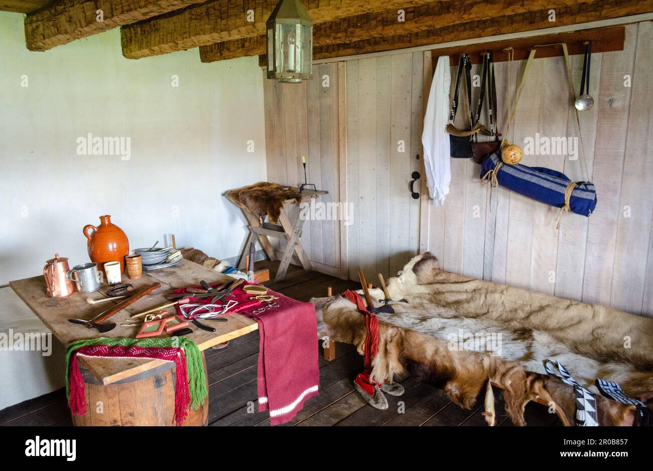 Fort Frederick State Park in Maryland Stockfoto