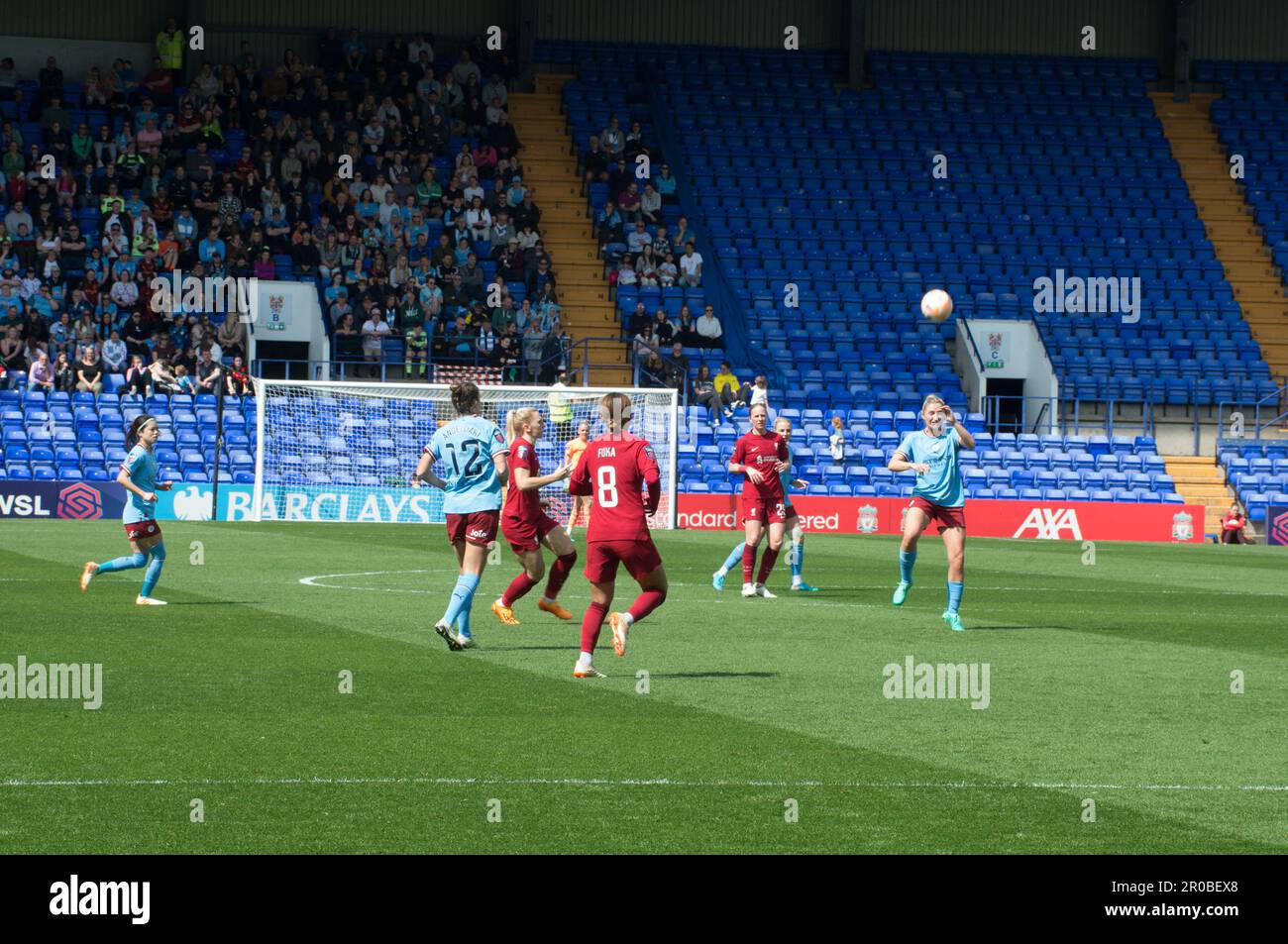 WSL Liverpool gegen Manchester City im Prenton Park, Sieg Liverpool 2-1. (Terry Scott/SPP) Kredit: SPP Sport Press Photo. Alamy Live News Stockfoto