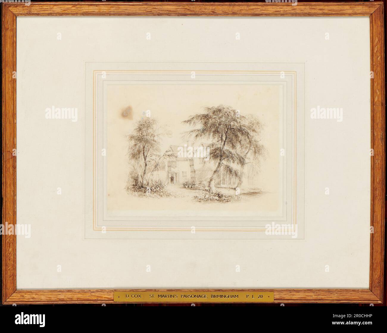 St. Martin's Parsonage, 1826-7. David Cox Stockfoto