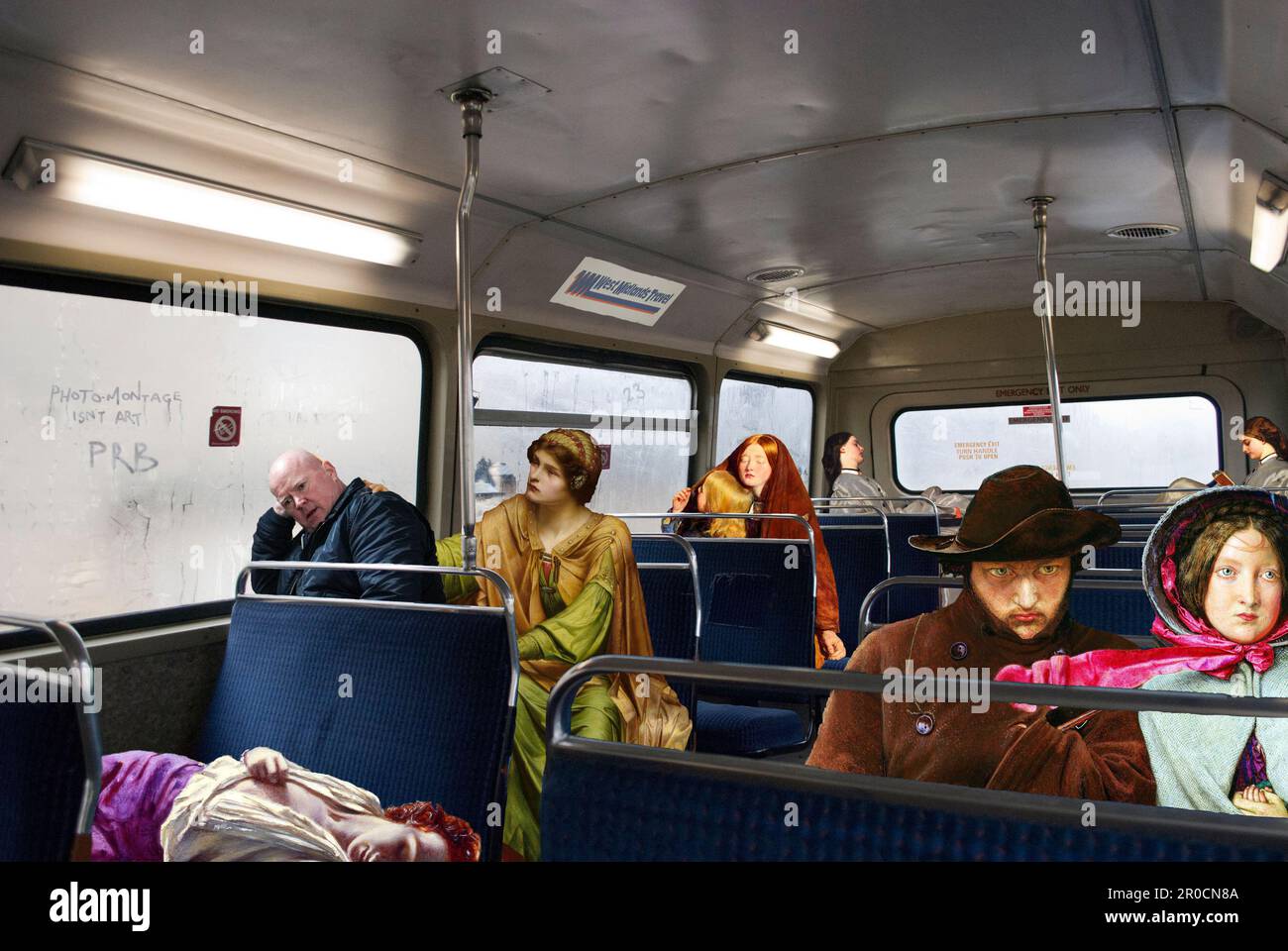 Steve aus dem Kalten Krieg gegen die PRB, 2020. Photomontage im Auftrag des Birmingham Museums Trust. Künstler: Steve Aus Dem Kalten Krieg (Christopher Spencer). © Kalter Krieg Steve/Christopher Spencer. Birmingham Museum and Art Gallery, Black Hole Club und Kalter Krieg Steve kamen zusammen, um das kreative Potenzial des Birmingham Museums Trust's Digital Image Resource for the Cut, Copy, Remix-Projekts zu erkunden. . Stockfoto