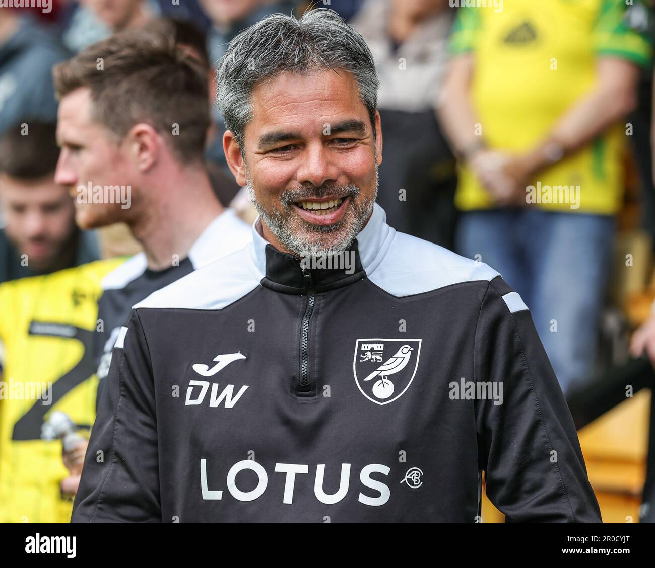 David Wagner Manager von Norwich City während des Sky Bet Championship-Spiels Norwich City gegen Blackpool in der Carrow Road, Norwich, Großbritannien, 8. Mai 2023 (Foto: Mark Cosgrove/News Images) Stockfoto